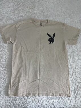 Playboy Khaki/Beige T Shirt